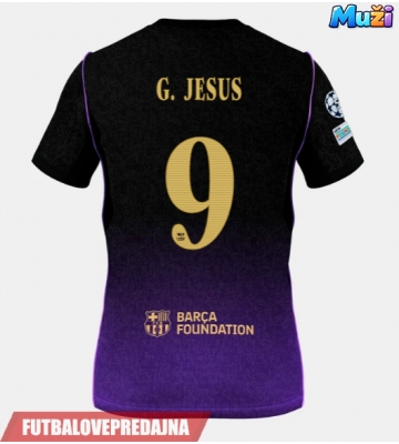 Lacne Muži Futbalové dres Barcelona Gabriel Jesus #9 2026-27 Krátky Rukáv - Preč